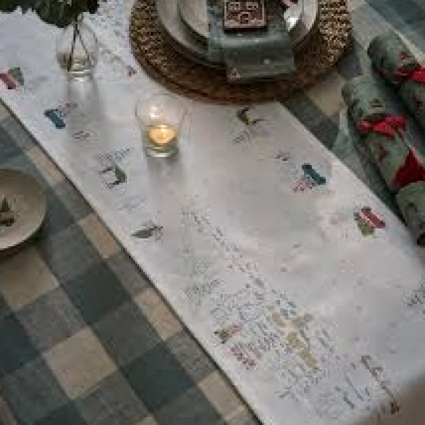 Home for Christmas Table Runner