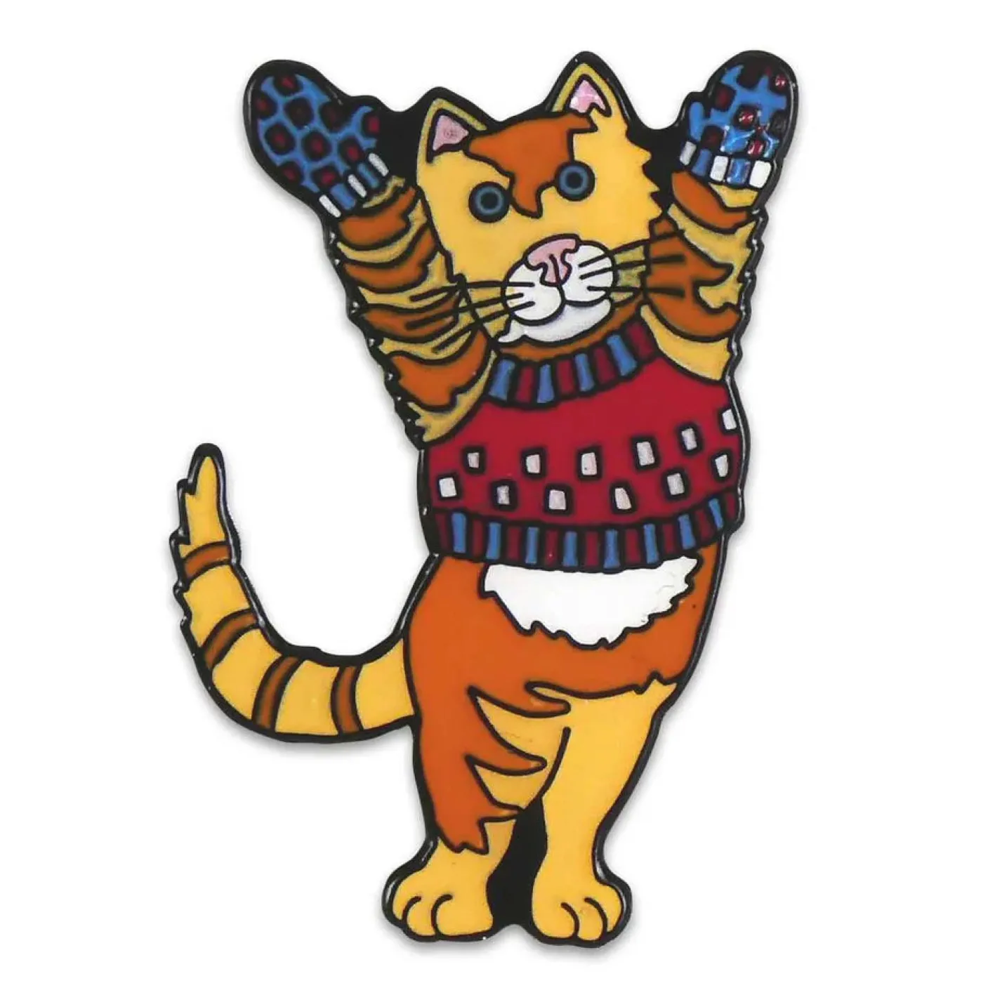 Kittens in Mittens Enamel Pin in a Tin