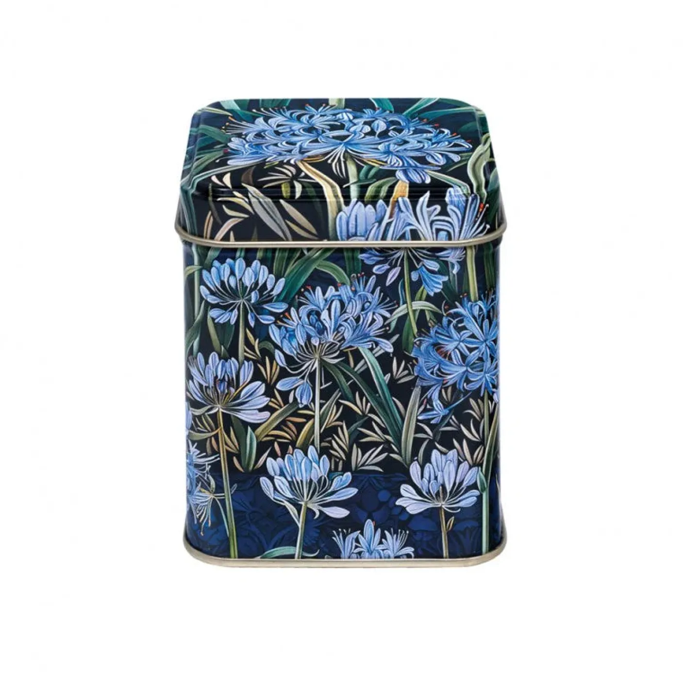 Arts & Crafts Agapanthus Mini Tea Tin
