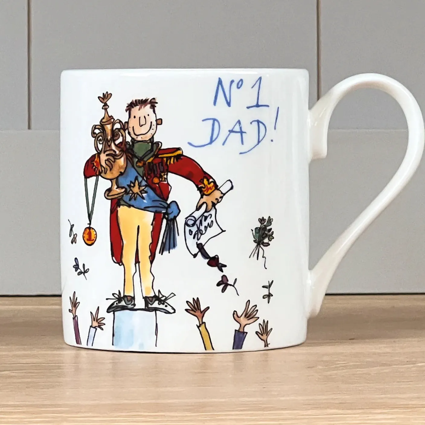 Number One Dad Bone China Mug