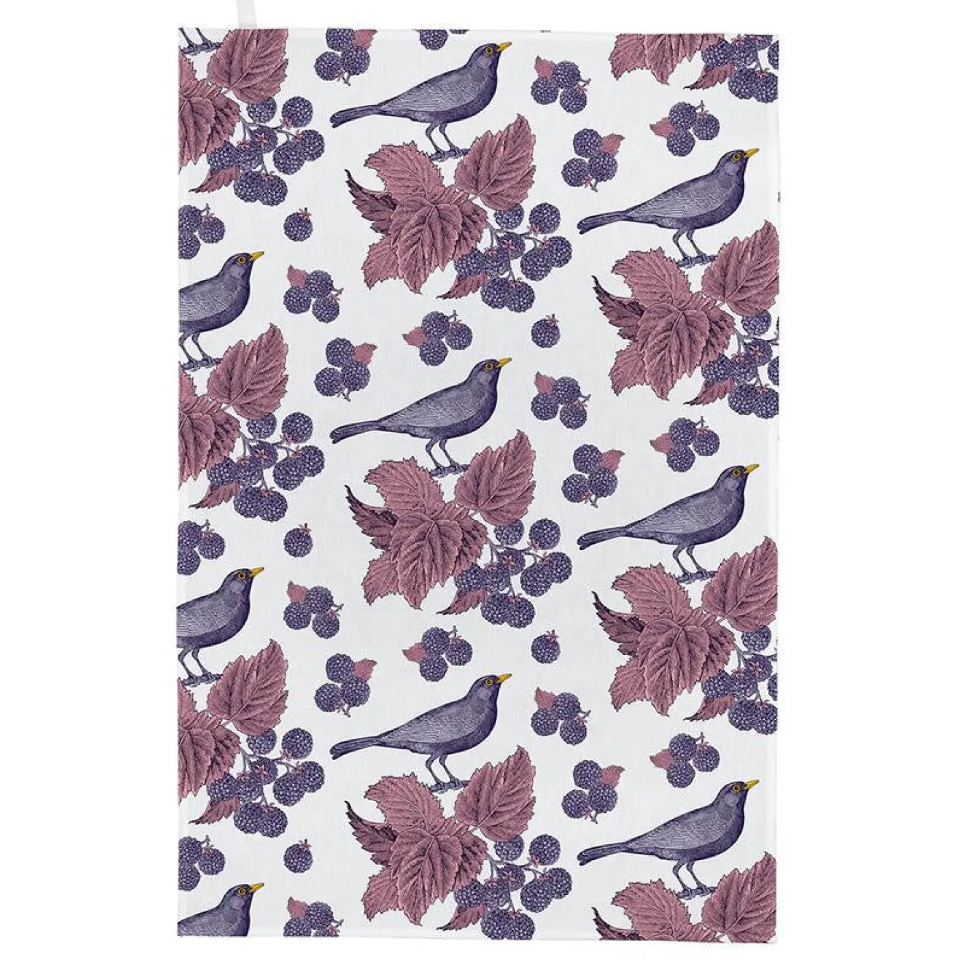 Blackbird & Bramble Tea Towel