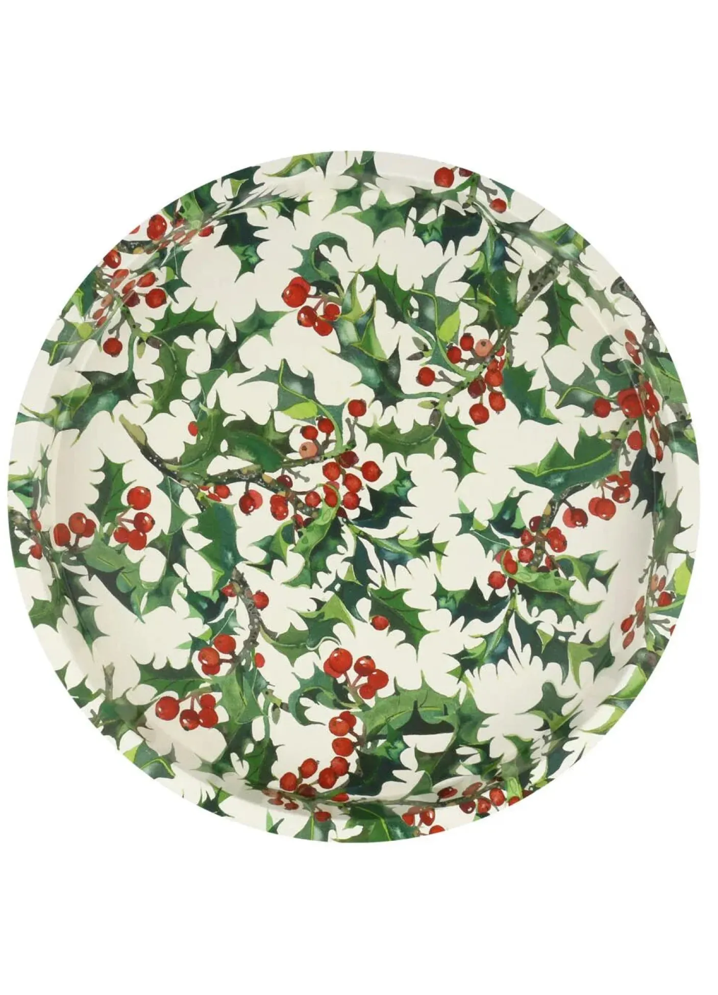 Holly Deepwell Tin Tray