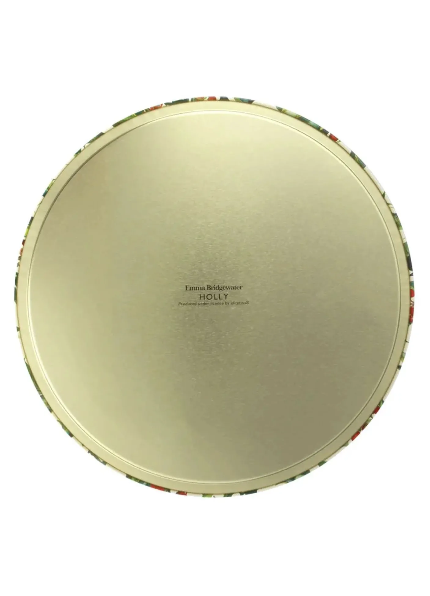 Holly Deepwell Tin Tray