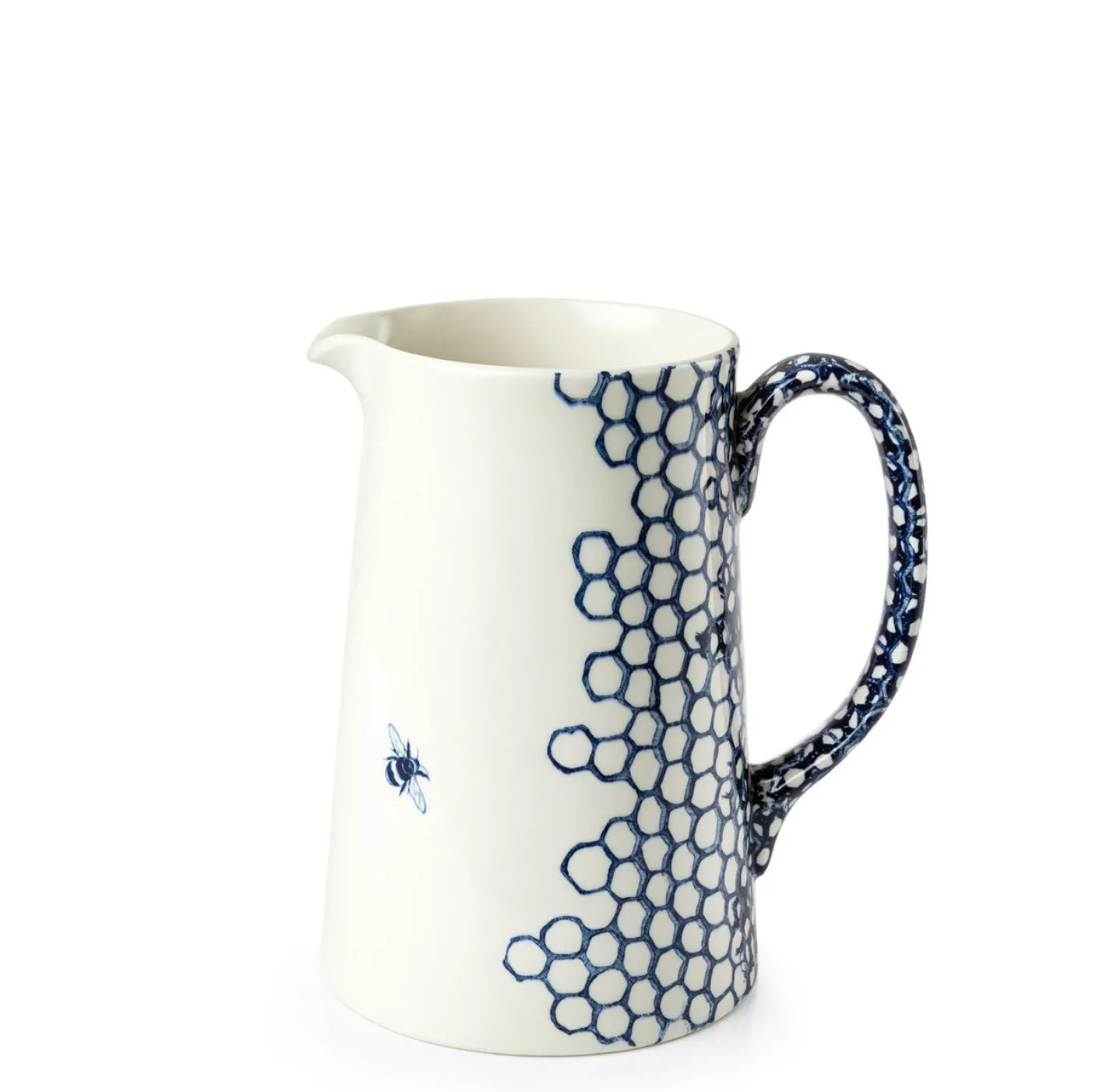 Ink Blue Pollen Large Tankard Jug
