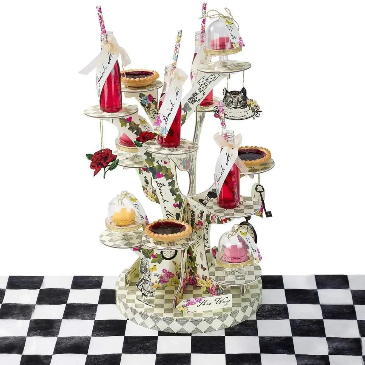 Alice in Wonderland Tree Shaped Cake Stand
