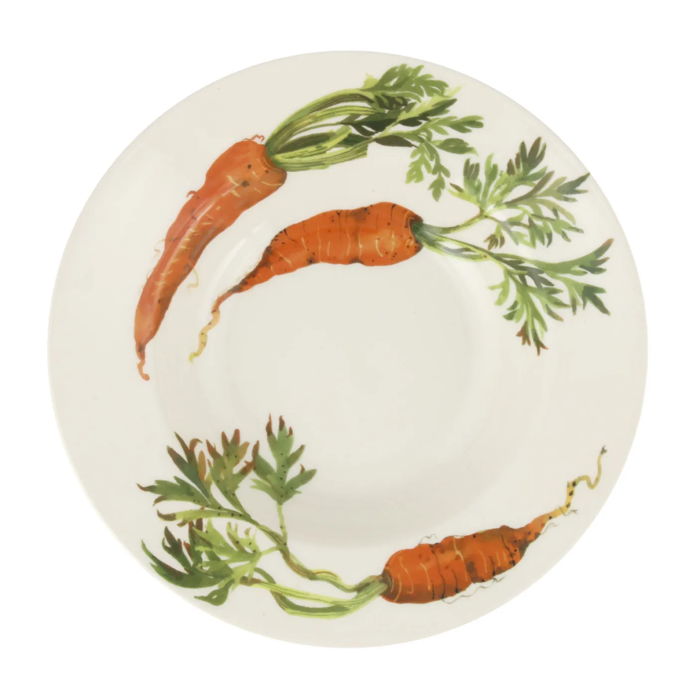 Vegetable Garden Carrots Soup Plate