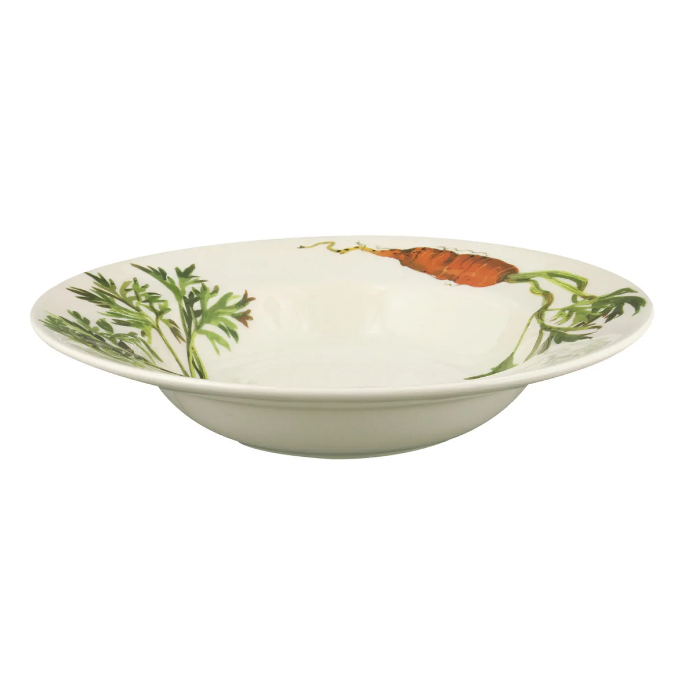 Vegetable Garden Carrots Soup Plate
