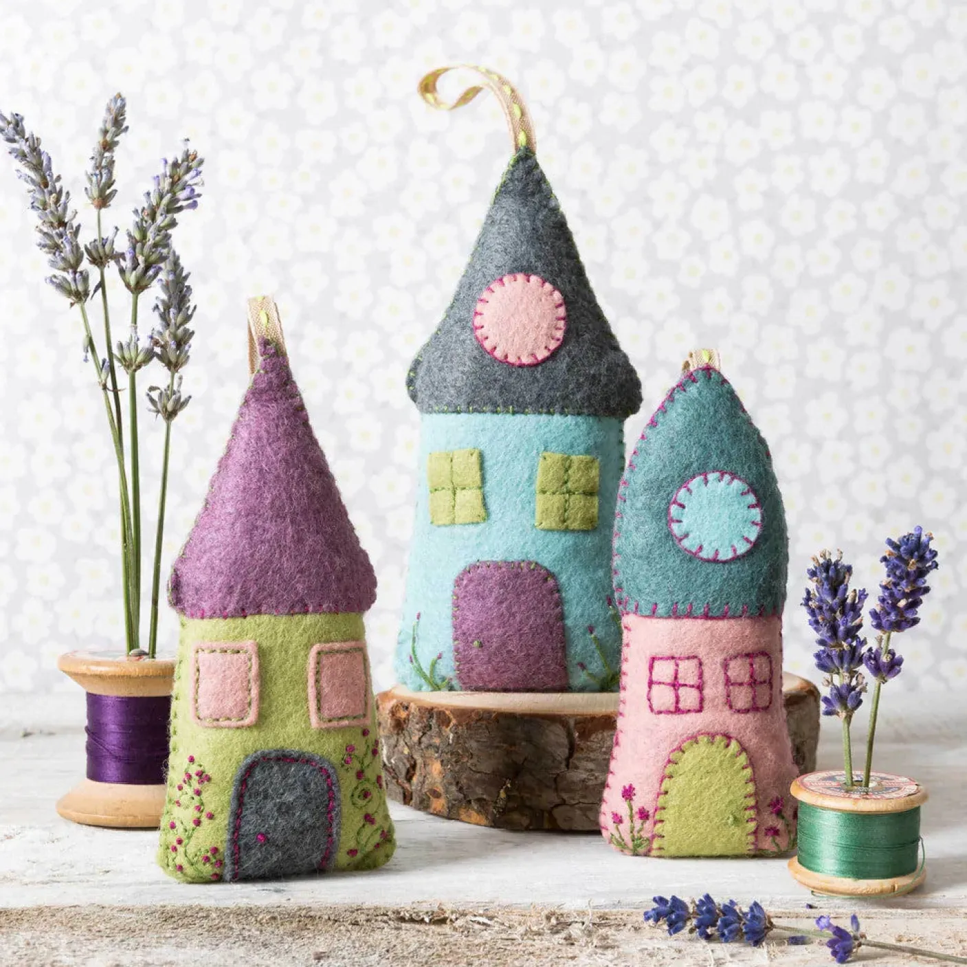 Lavender Houses Wool Mix Felt Craft Kit