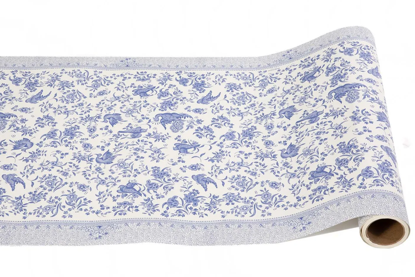 Blue Regal Peacock Pad Paper Table Runner