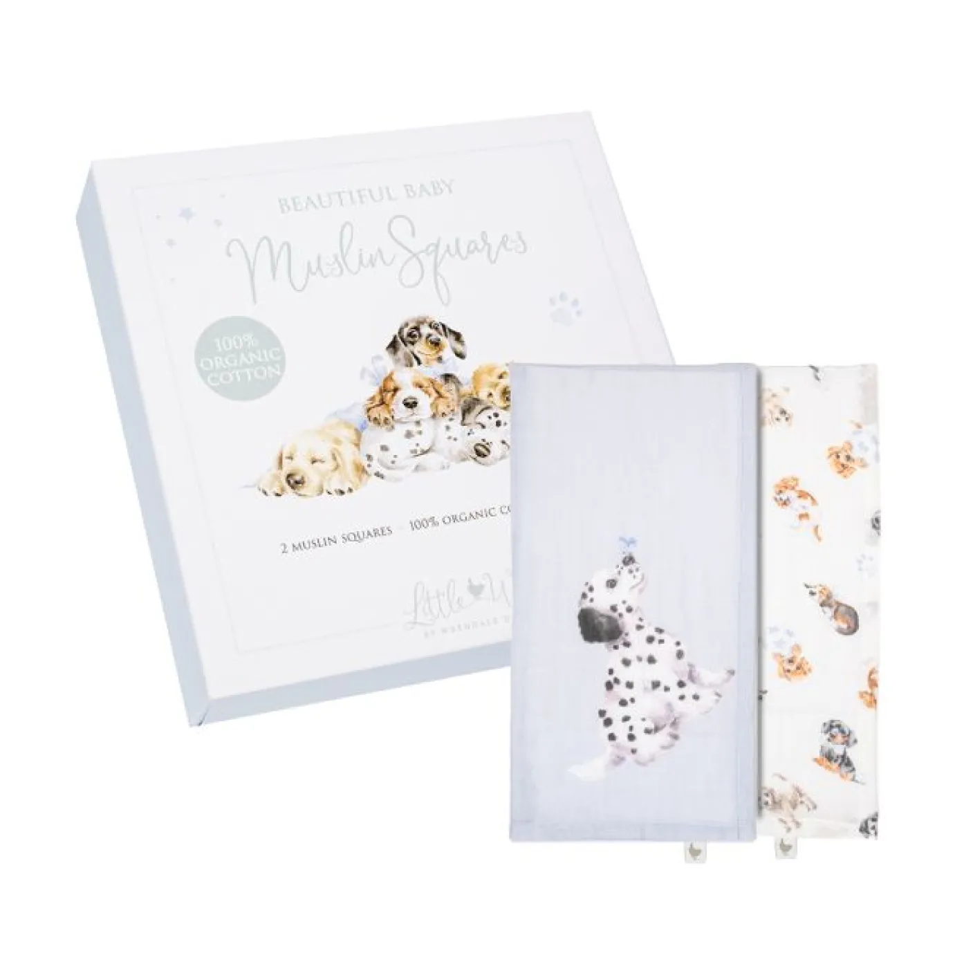 'Little Paws' Muslin Gift Set