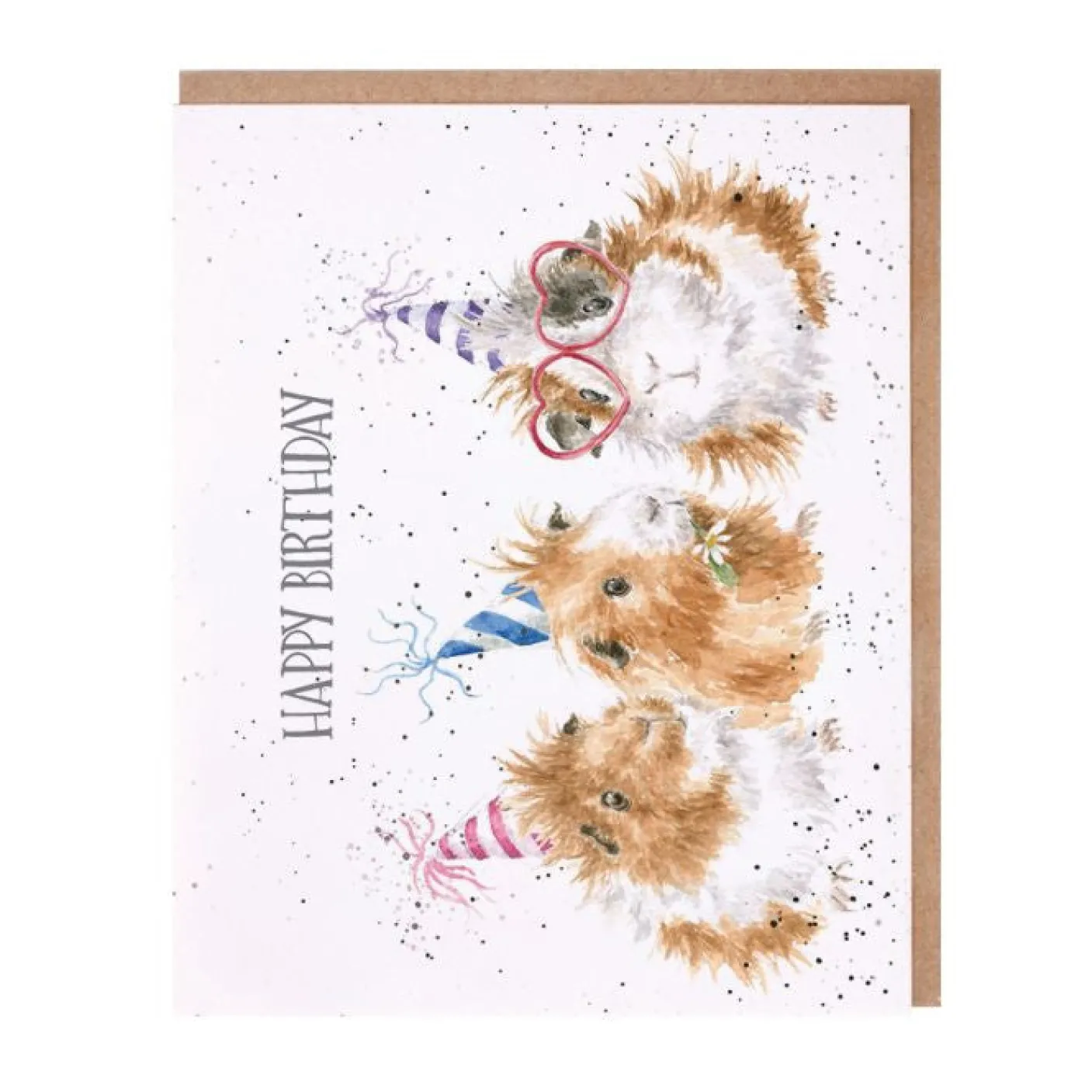 'Celebrate in Style' Guinea Pig Birthday Card