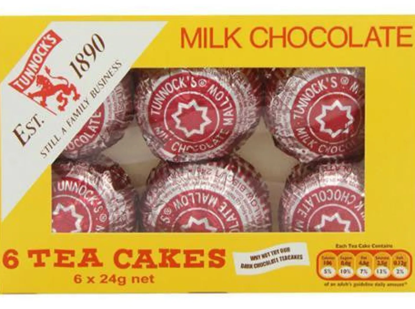 Tunnock's Milk Chocolate Tea Cakes