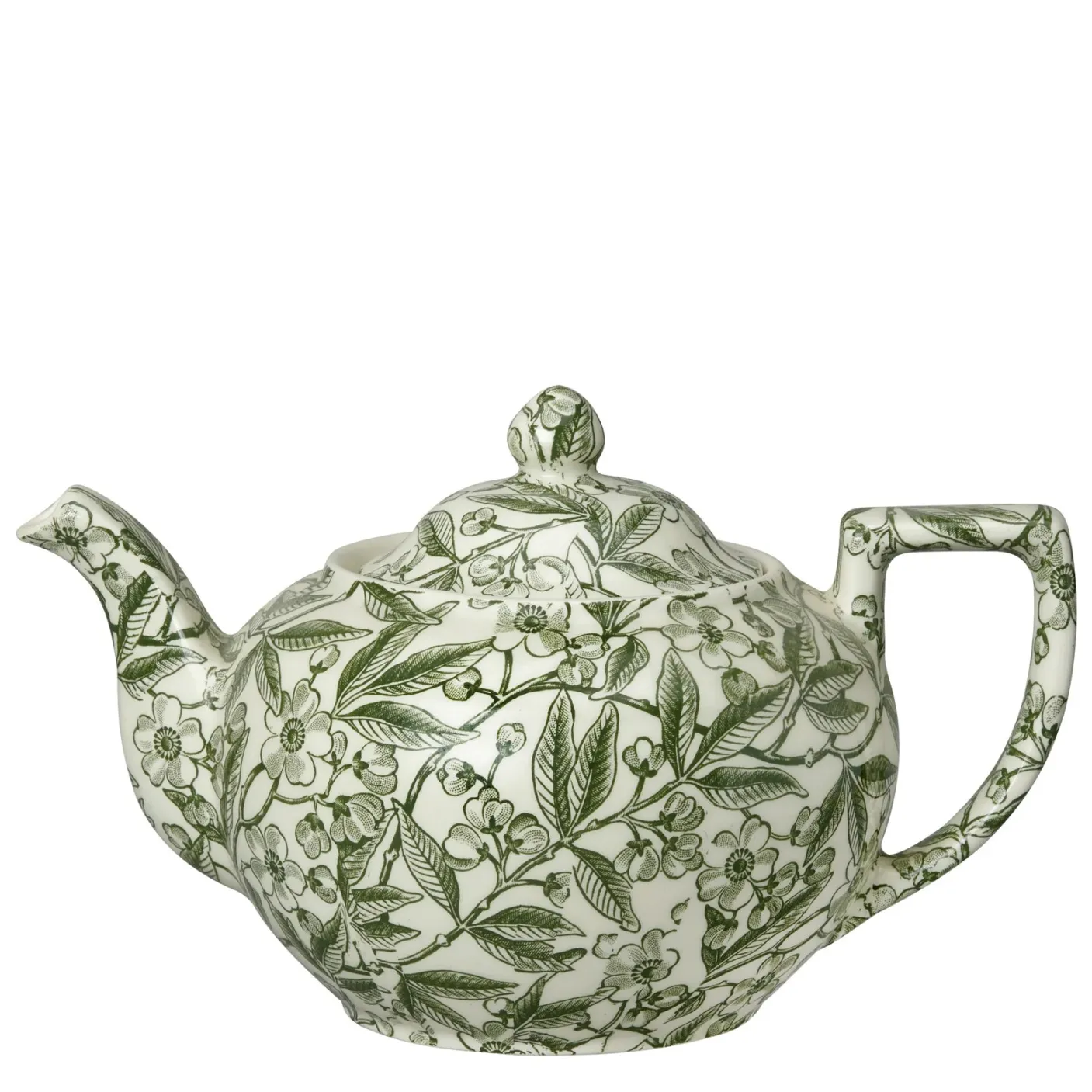Green Prunus Teapot Large