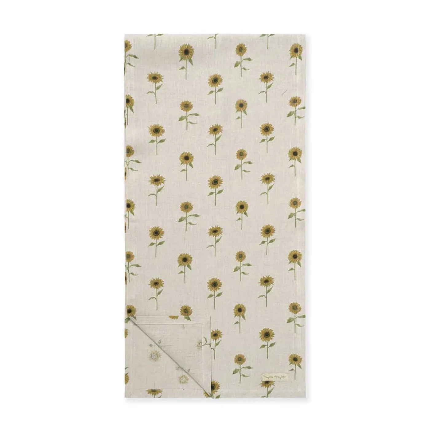 Sunflower Linen Table Runner