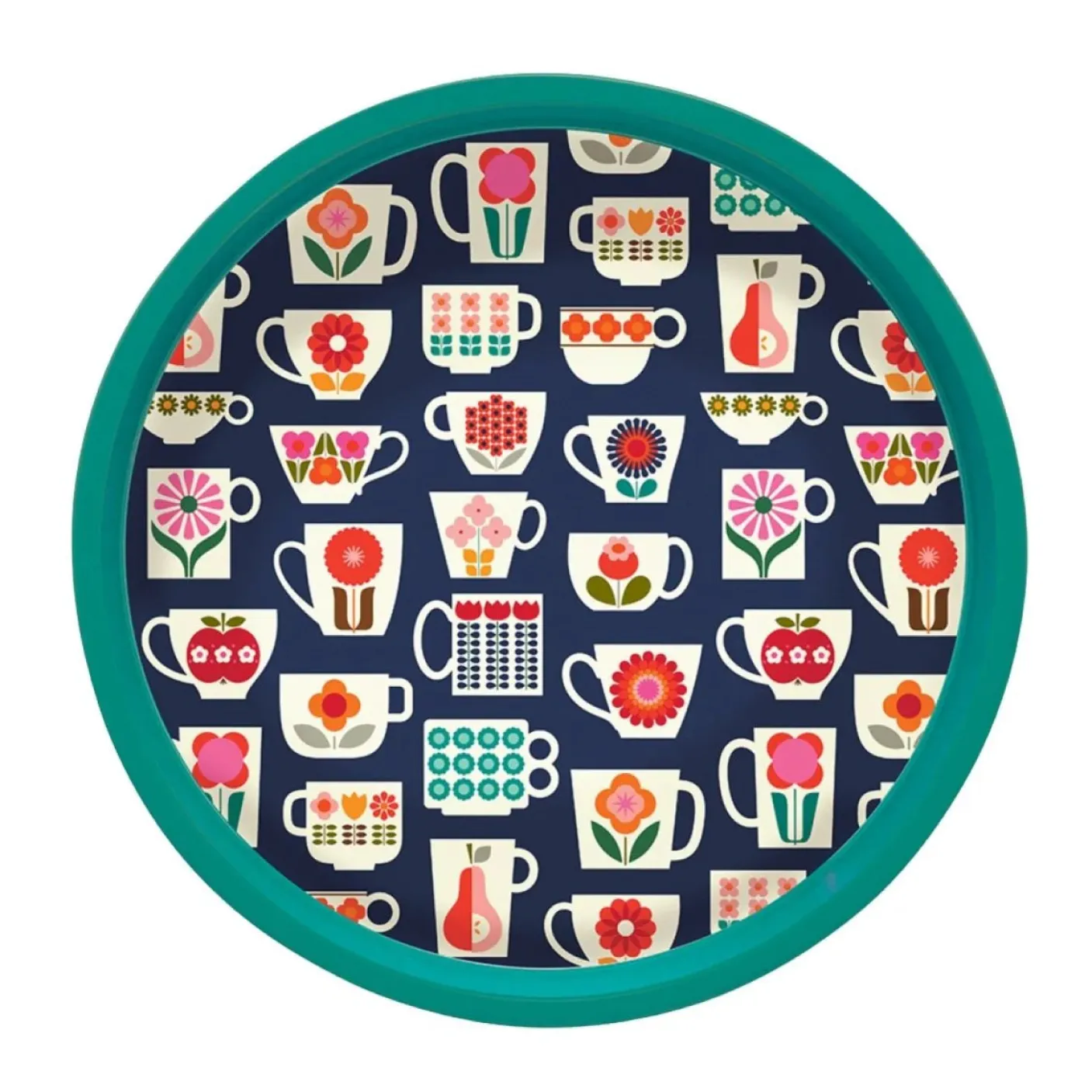 Kate Rhees Teacup Deepwell Tin Tray