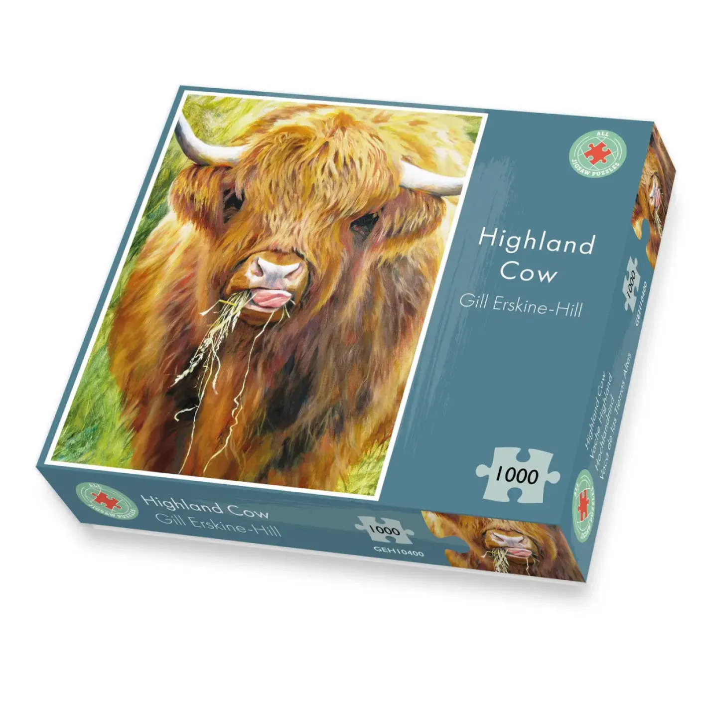 Highland Cow by Gill Erskine-Hill 1000 piece Jigsaw