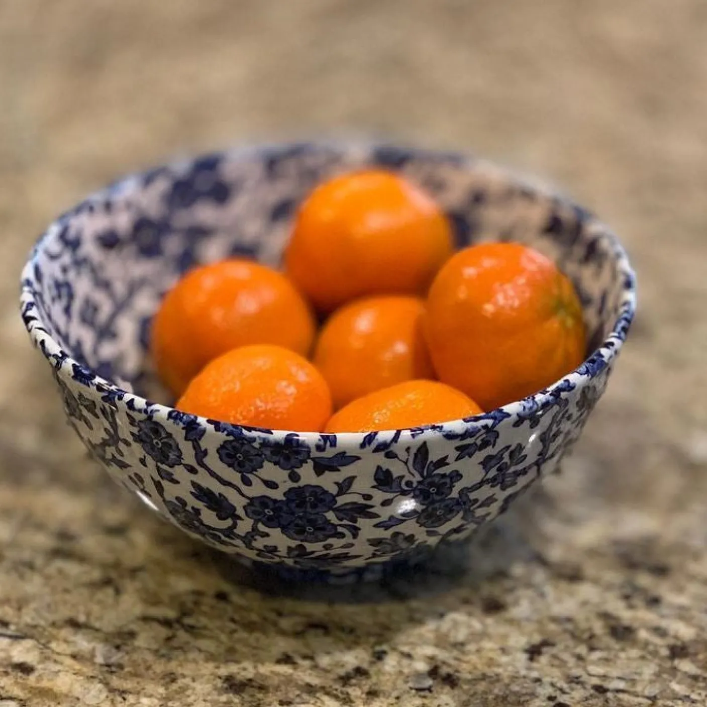 Blue Arden Medium Footed Bowl