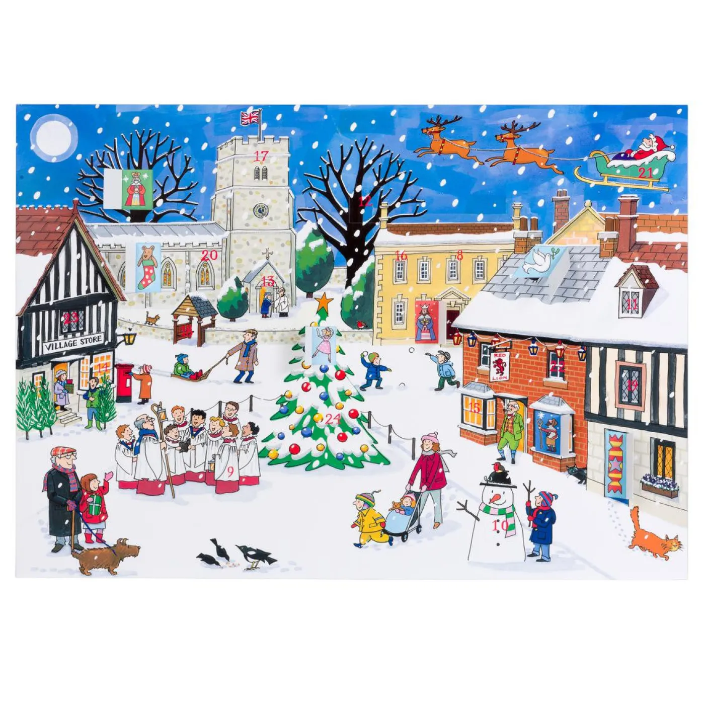 Christmas in the Village Jigsaw Puzzle