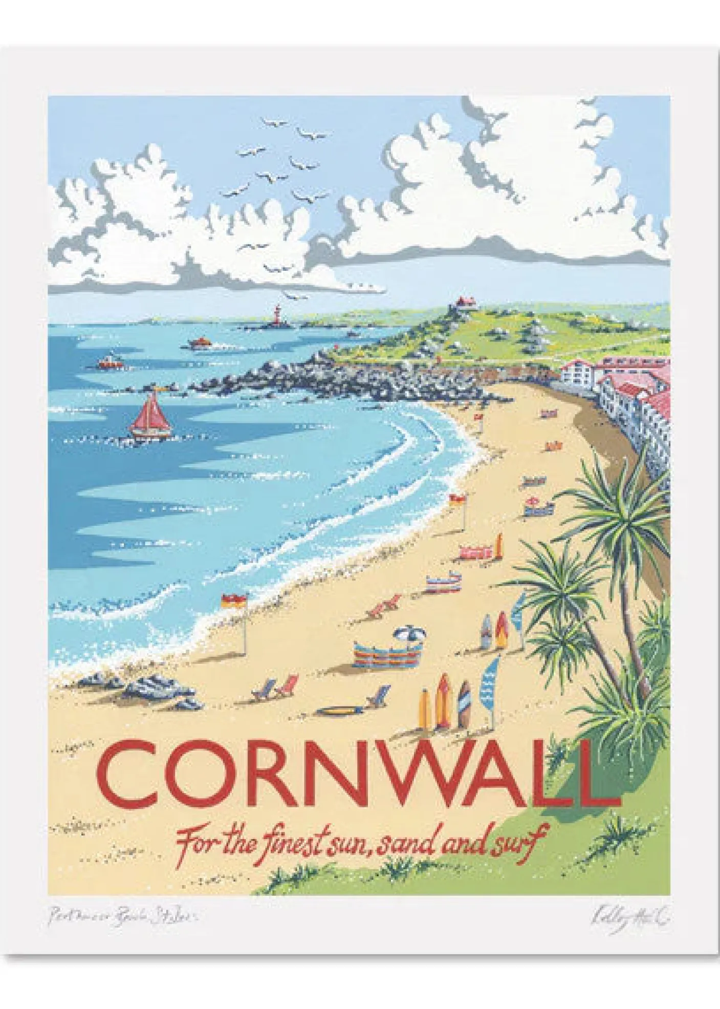 Cornwall Card - Kelly Hall
