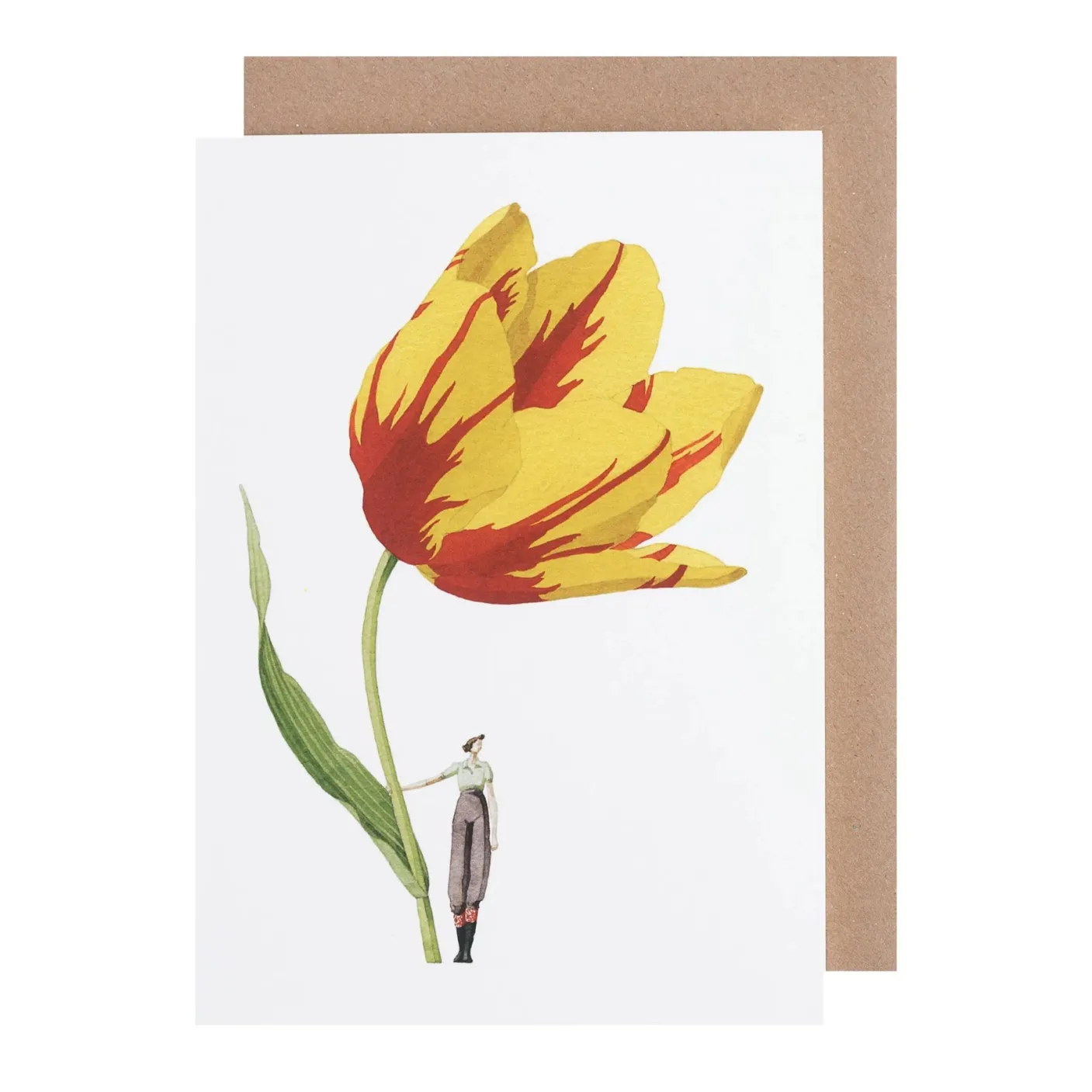Tulip Blank Greetings Card
