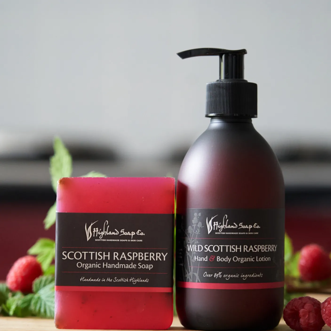 Wild Scottish Raspberry Organic Aloe Vera Hand Wash