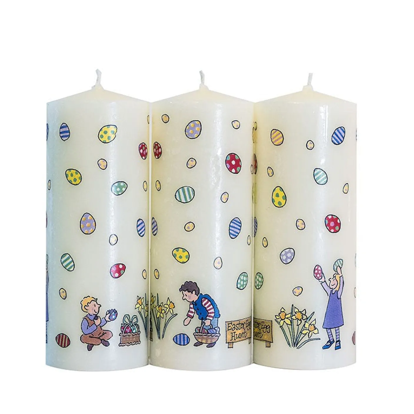 Easter Egg Hunt Mini Pillar Candle