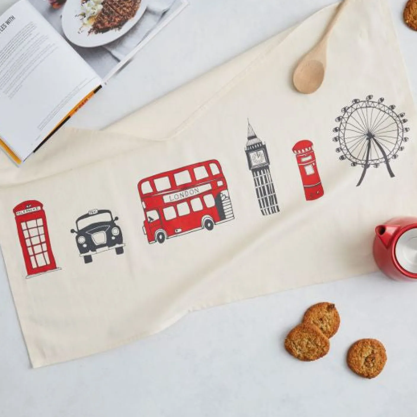 London Skyline Tea Towel