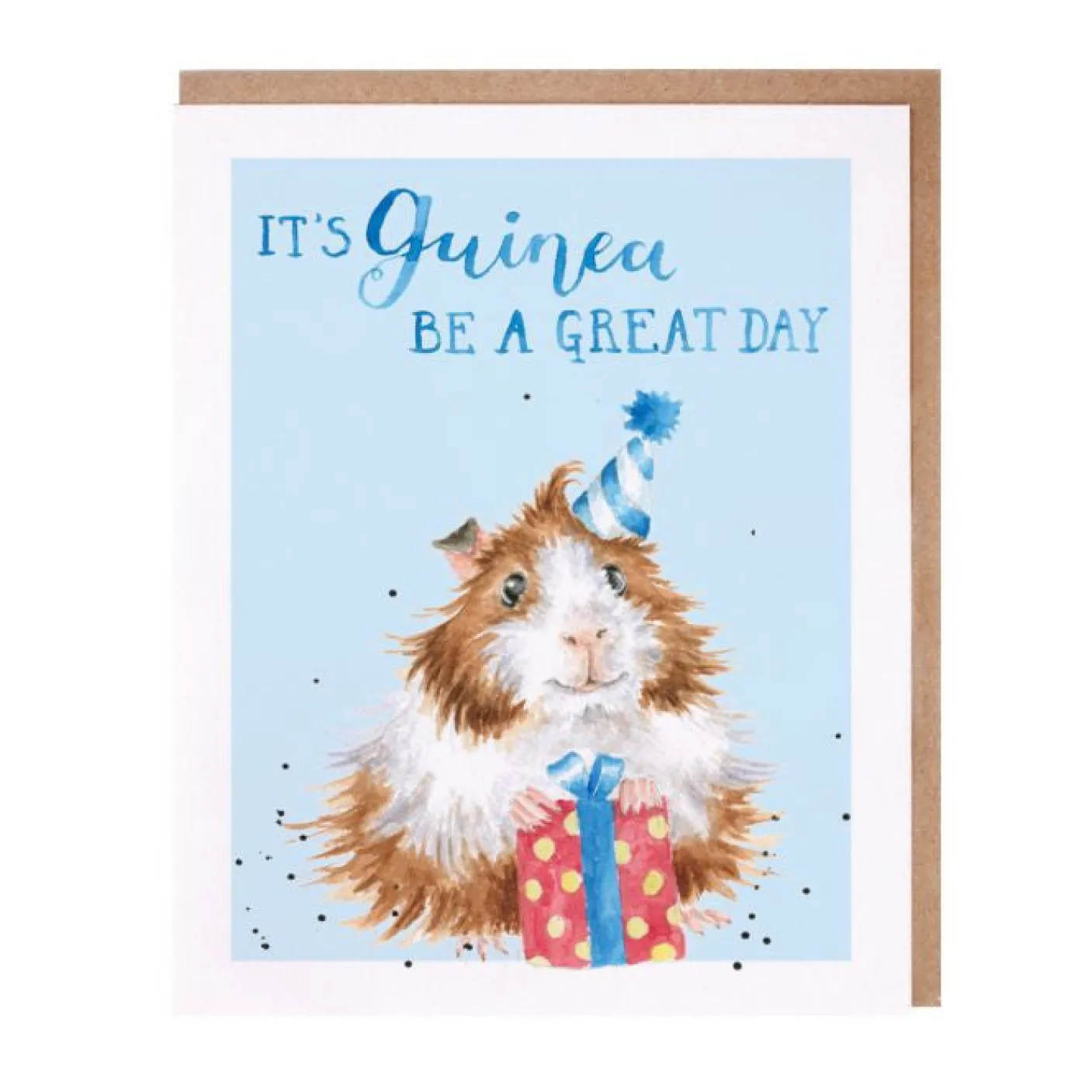 'Guinea be a Great Day' Guinea Pig Birthday Greetings Card