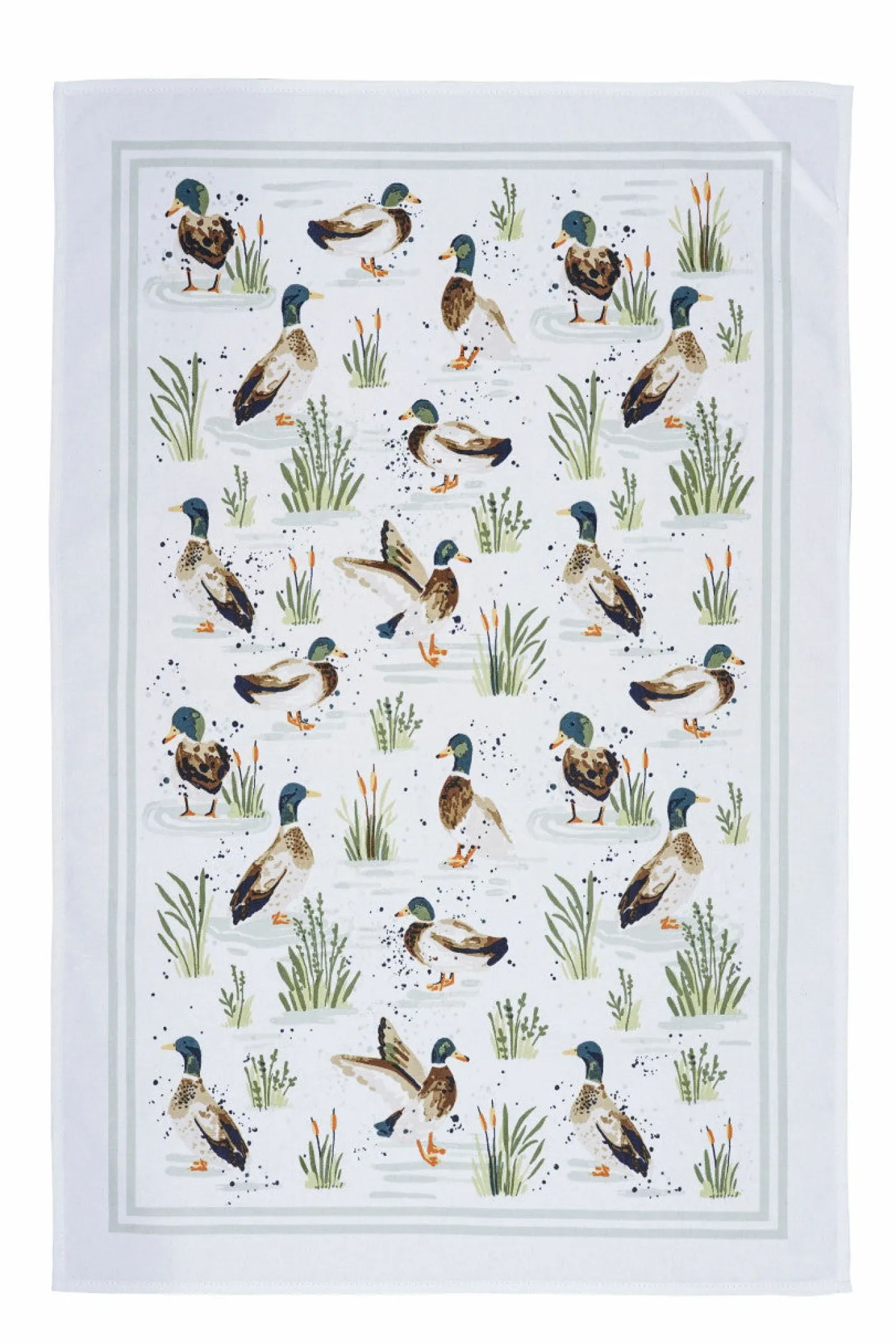 Farmhouse Ducks Tea Towel