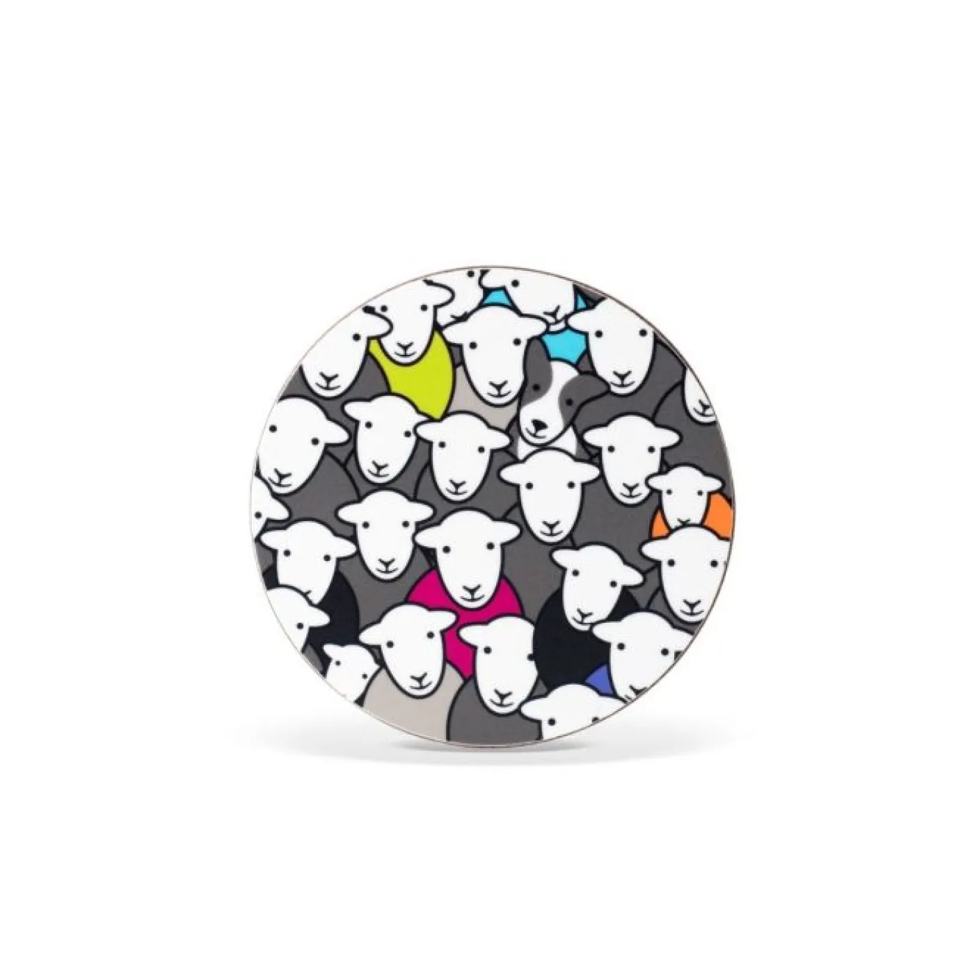 Herdy Melamine Flock Coaster