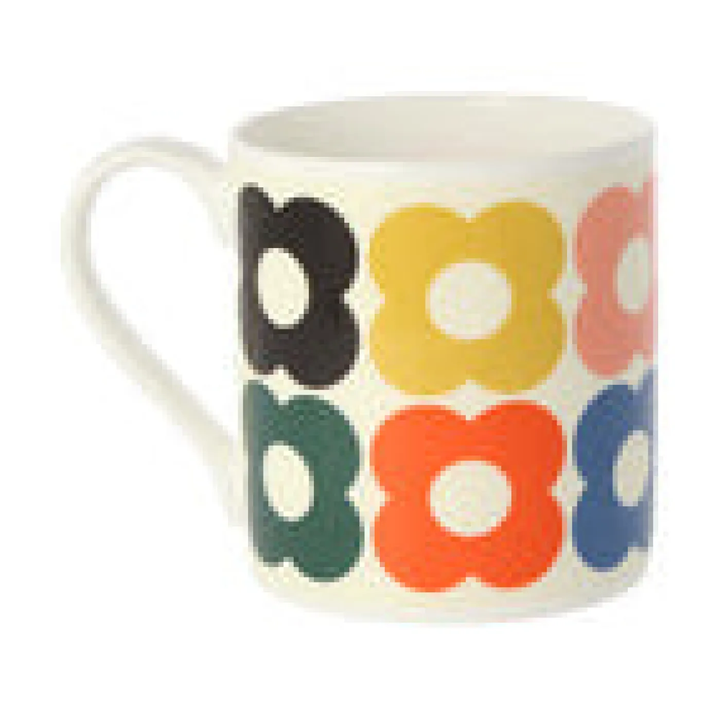 Orla Kiely Spot Flower Fun Bone China Mug