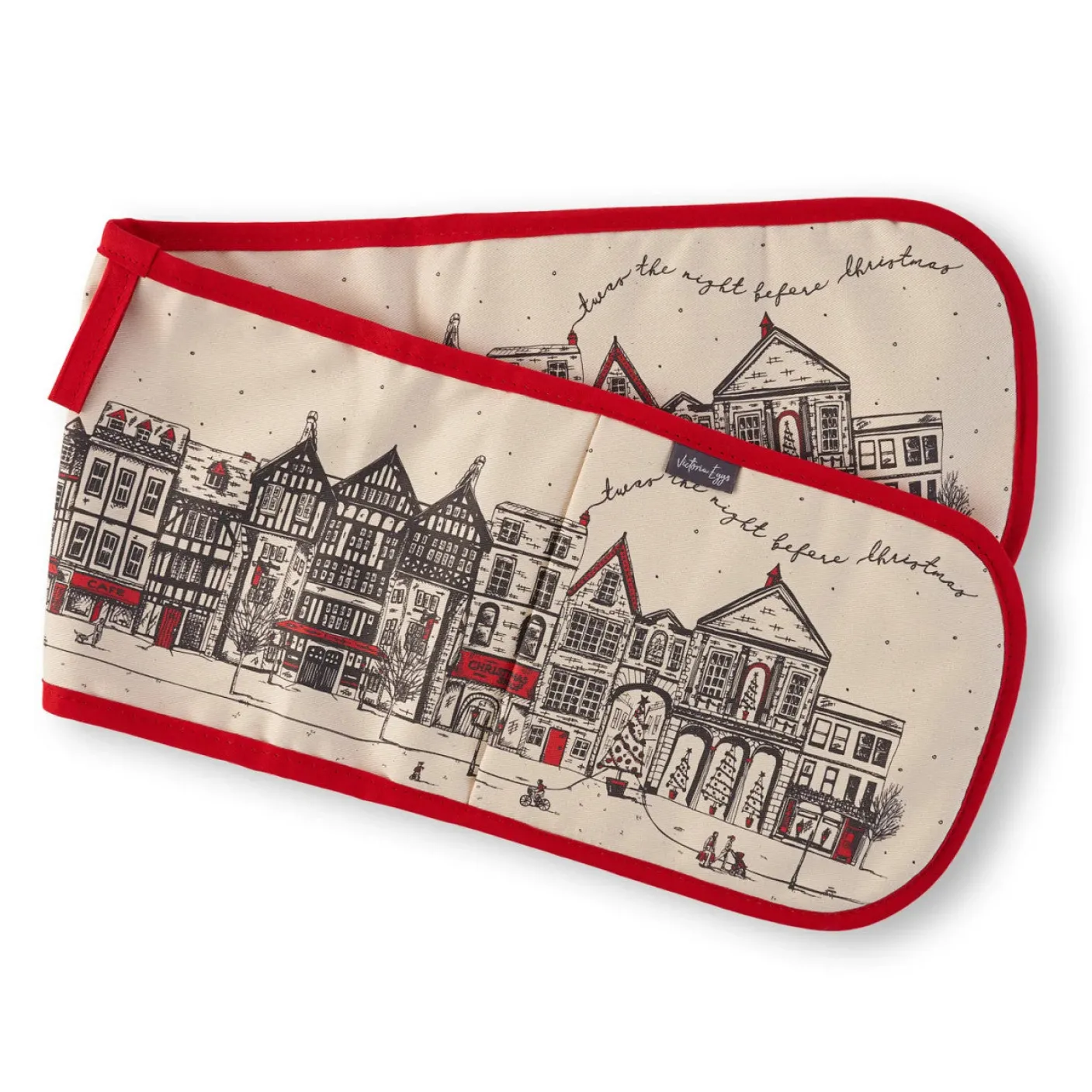 Santa's Sleigh Double Oven Glove