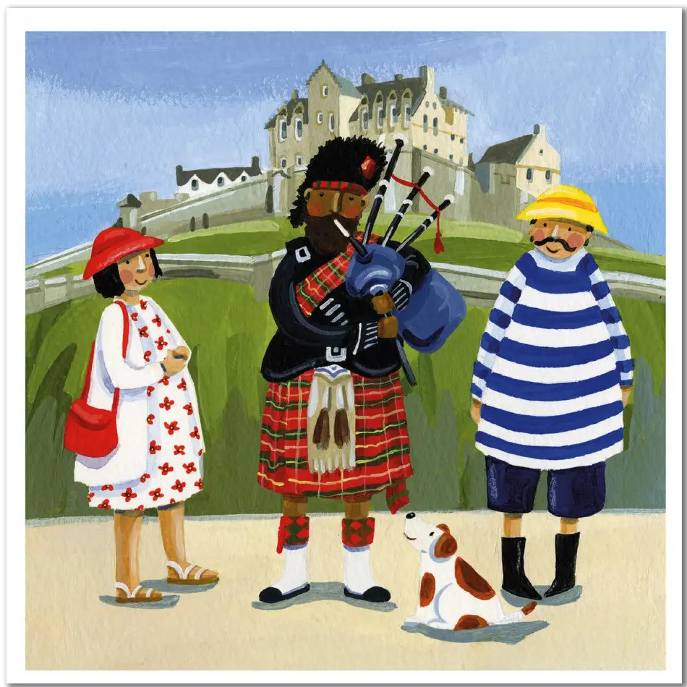 Edinburgh Castle Greetings Card