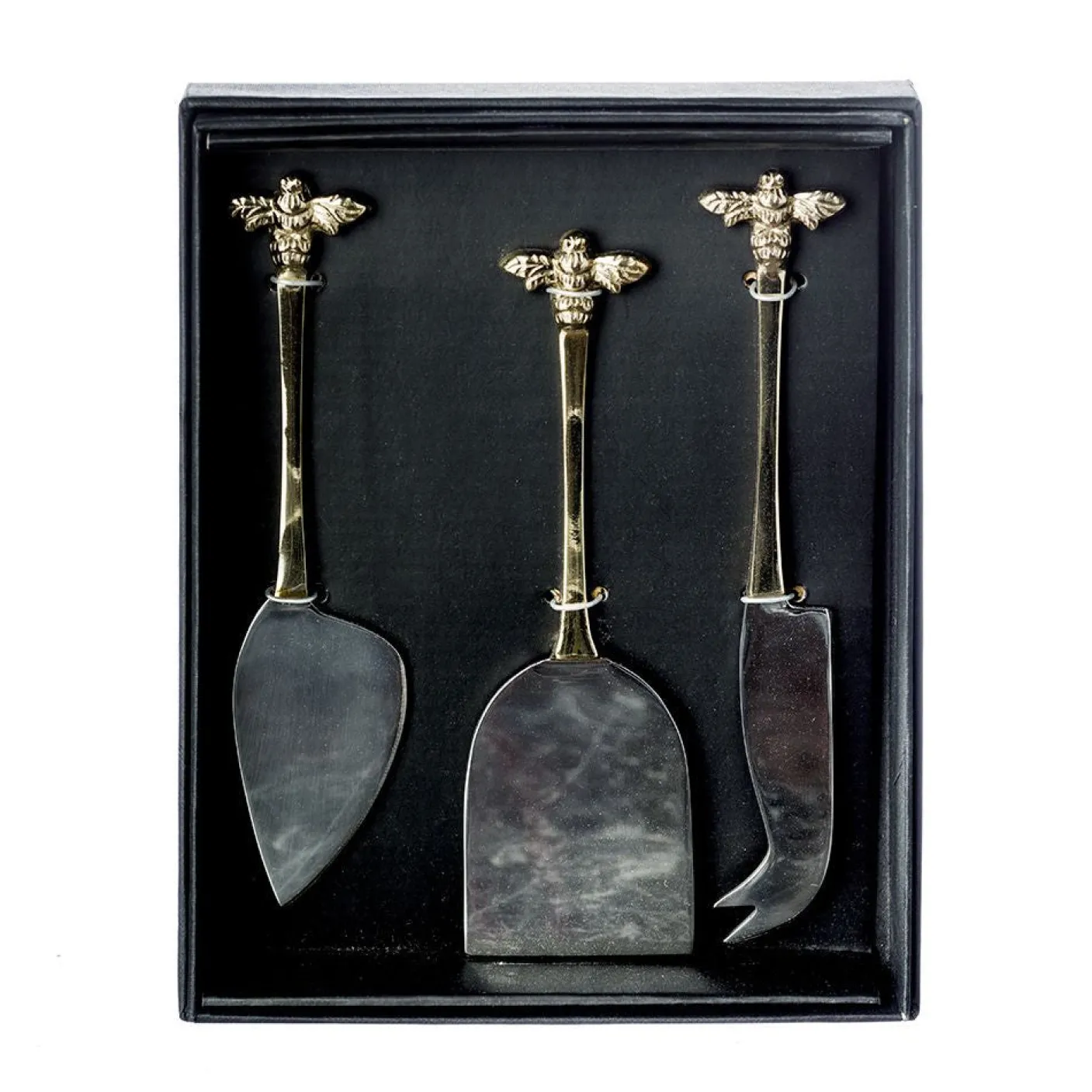 Gold Bee Cheese Knives Set of 3