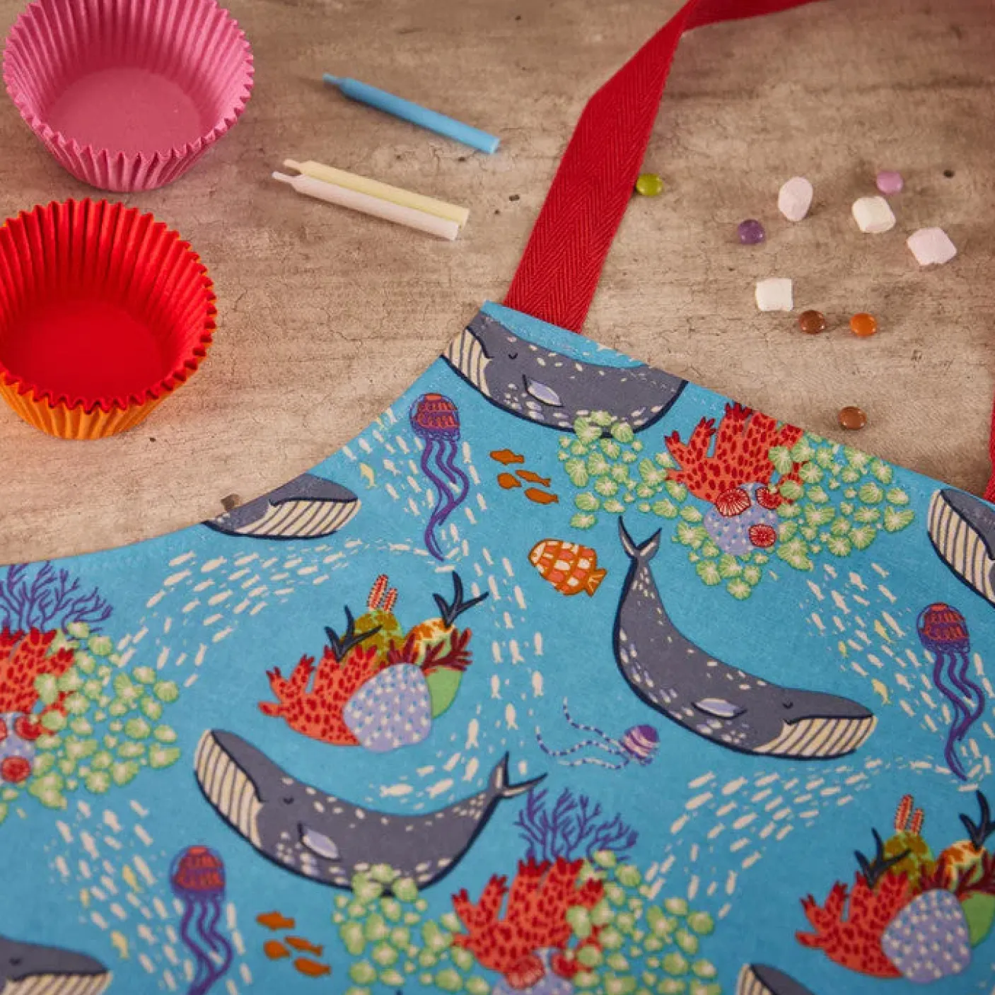 Underwater Wonders PVC Kids Apron