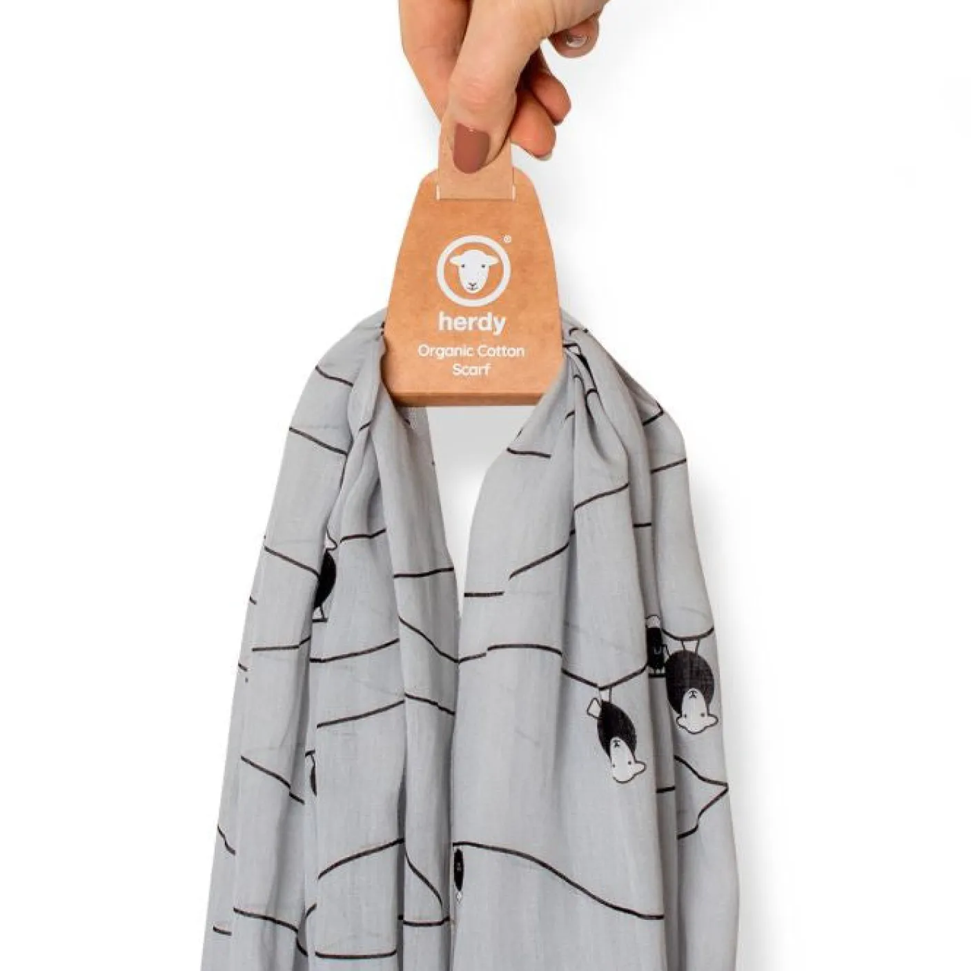 Herdy Organic Lightweight Cotton Fell Scarf