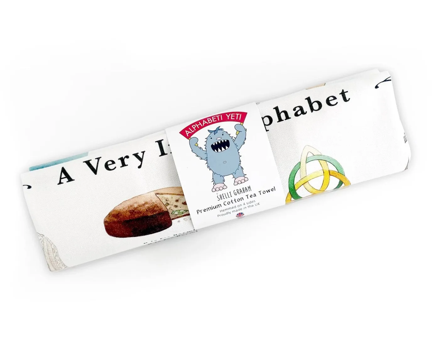 A Very Irish Alphabet Tea Towel