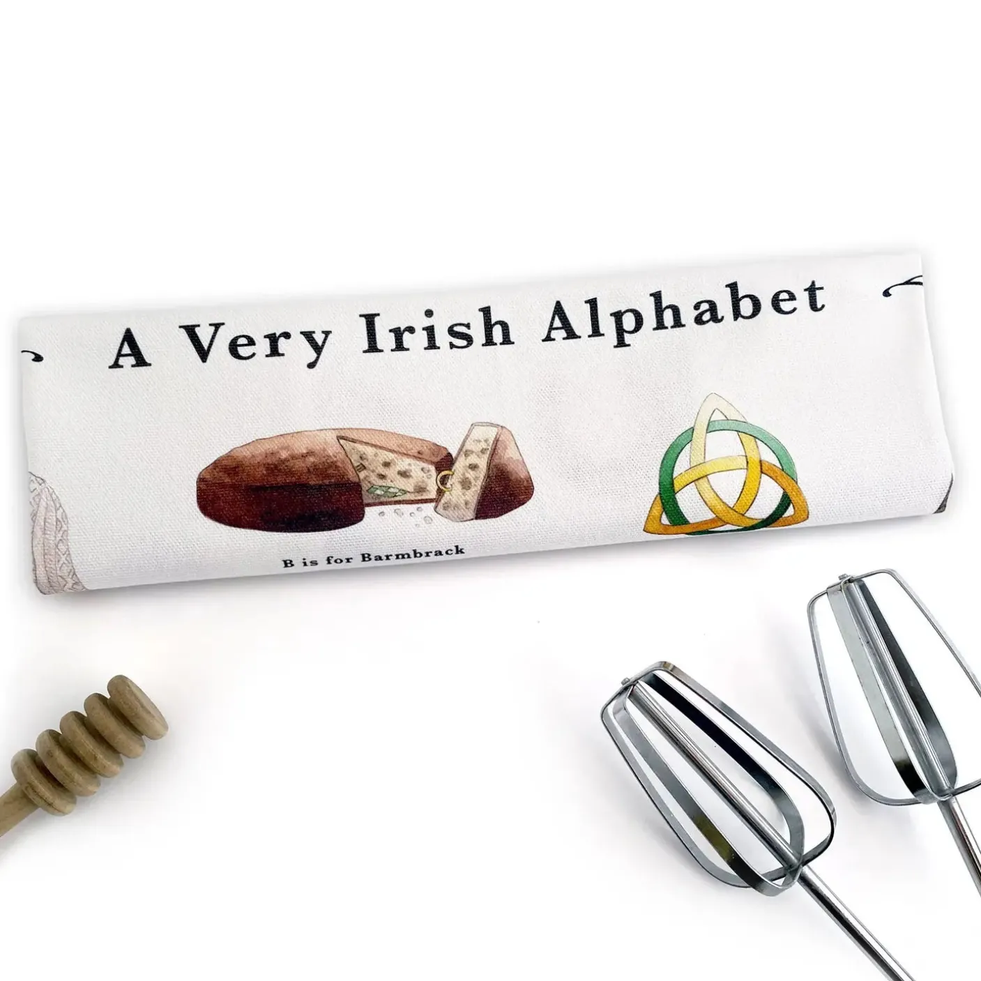 A Very Irish Alphabet Tea Towel