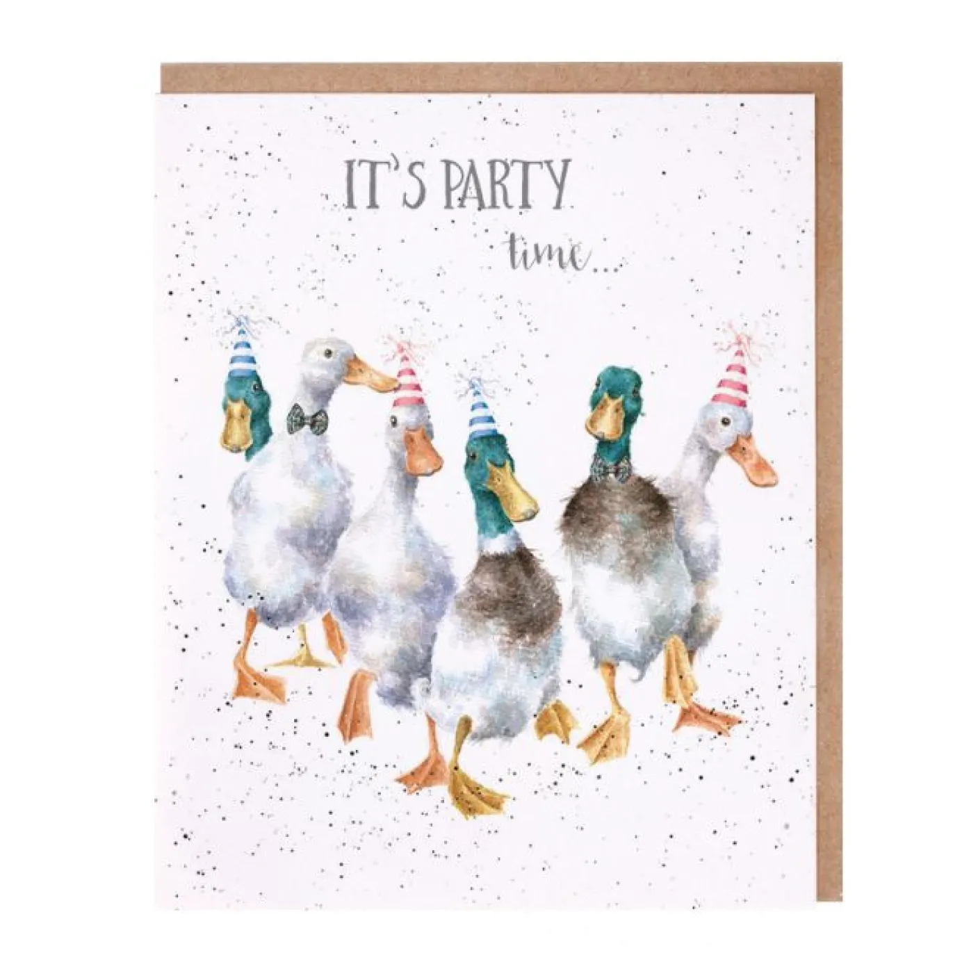 'Party Time' Ducks Greetings Card