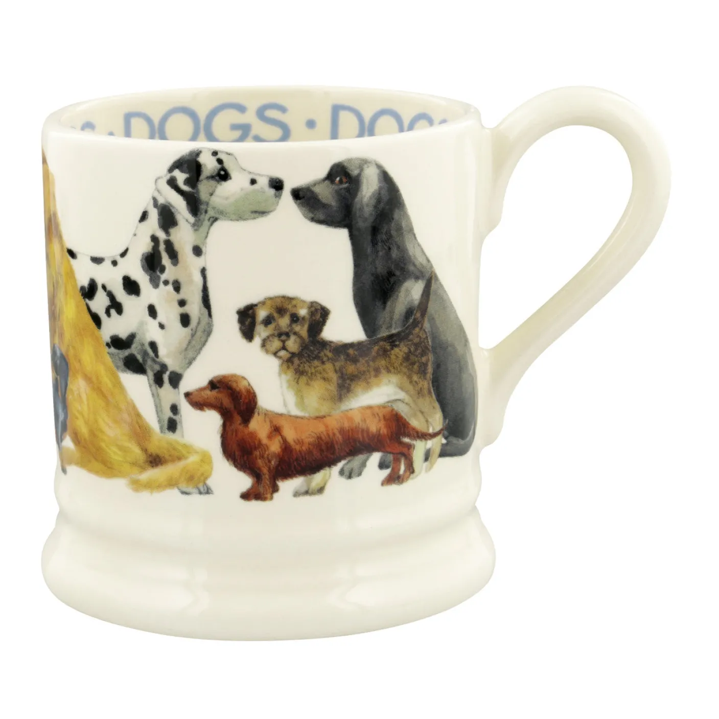 Dogs Dogs All Over 1/2 Pint Mug
