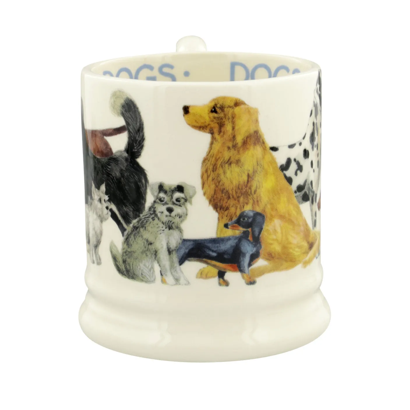 Dogs Dogs All Over 1/2 Pint Mug
