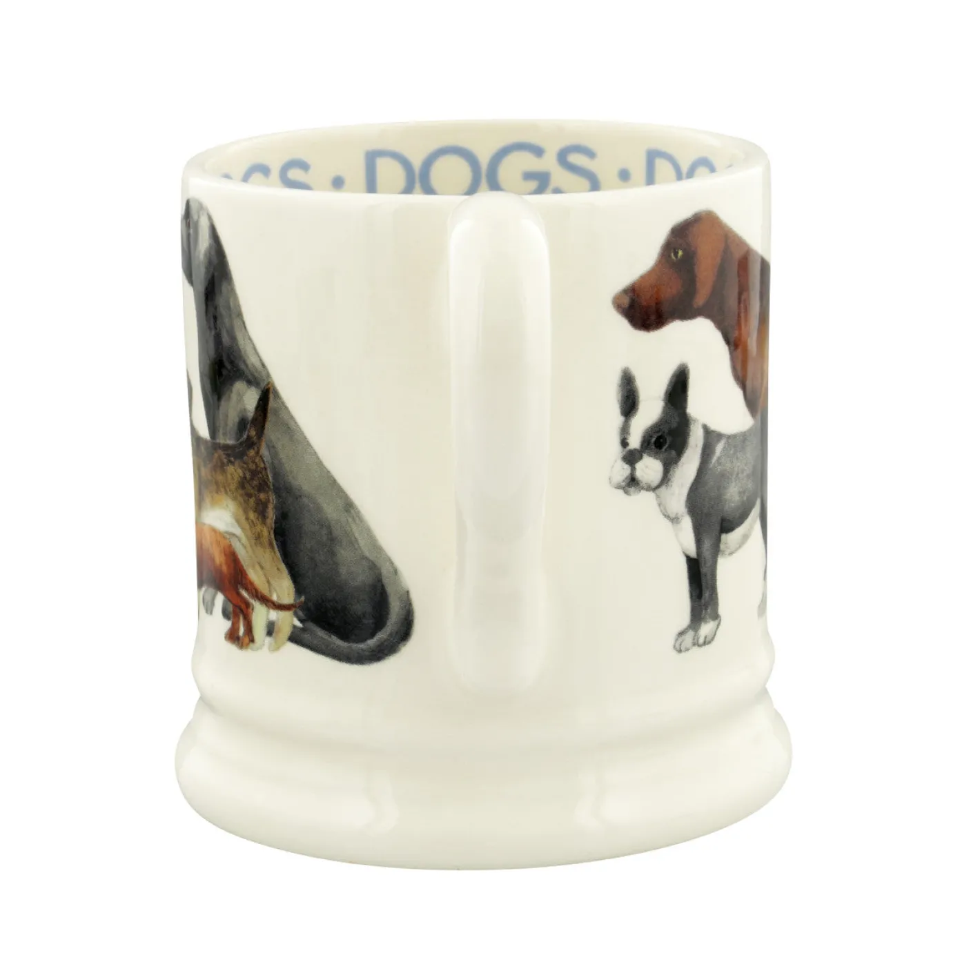 Dogs Dogs All Over 1/2 Pint Mug