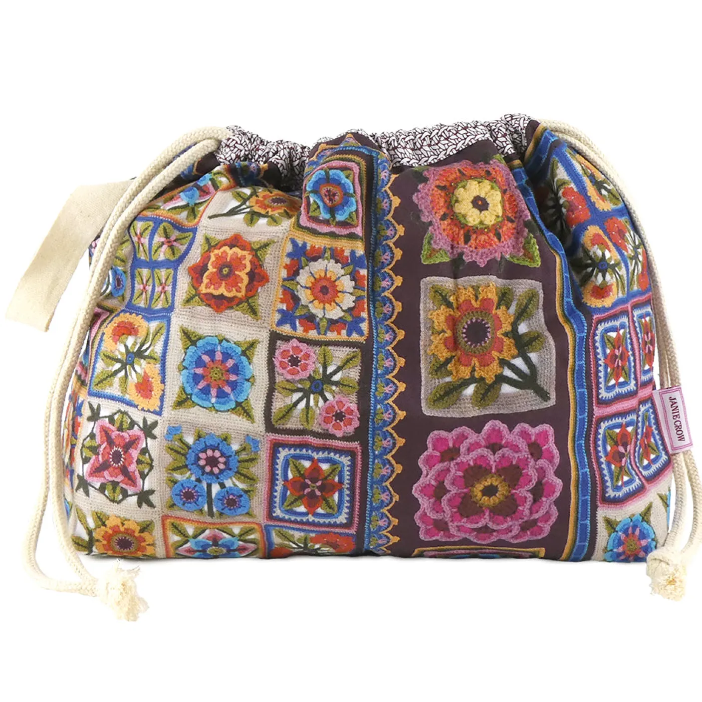 Spirit of Flora Drawstring Cotton Bag