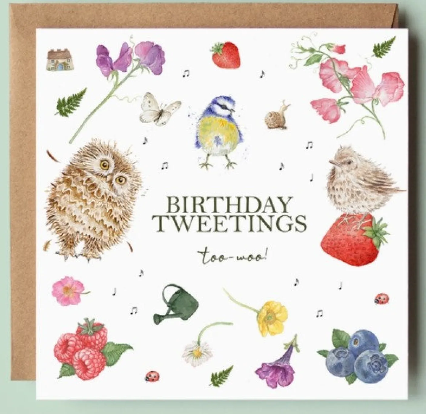 'Birthday Tweetings' Card