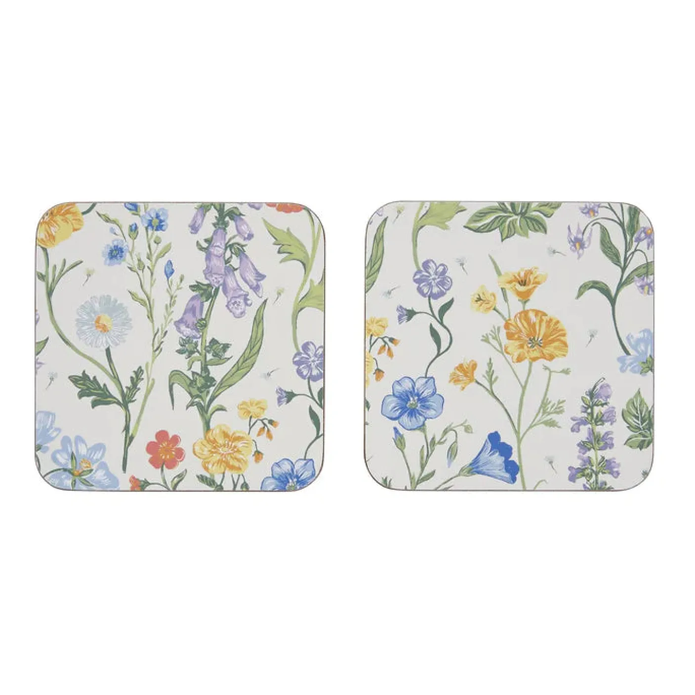 Cottage Garden Coasters - Set of 4