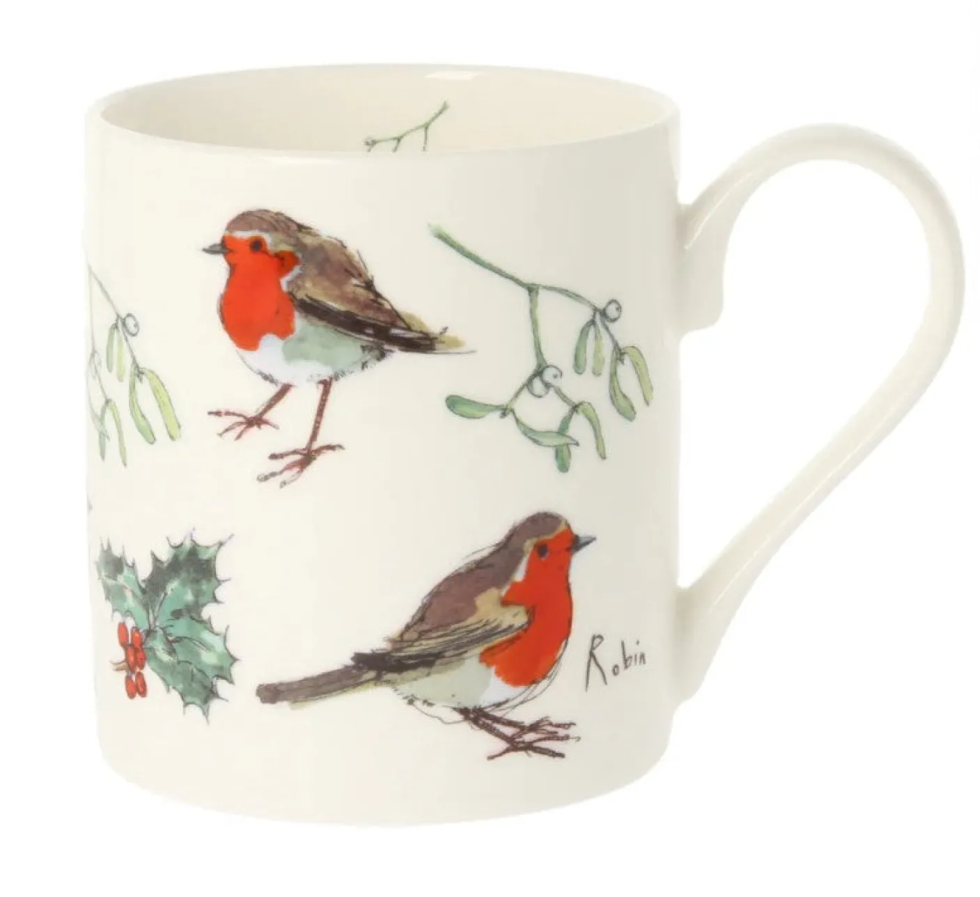 5 Robins Bone China Mug