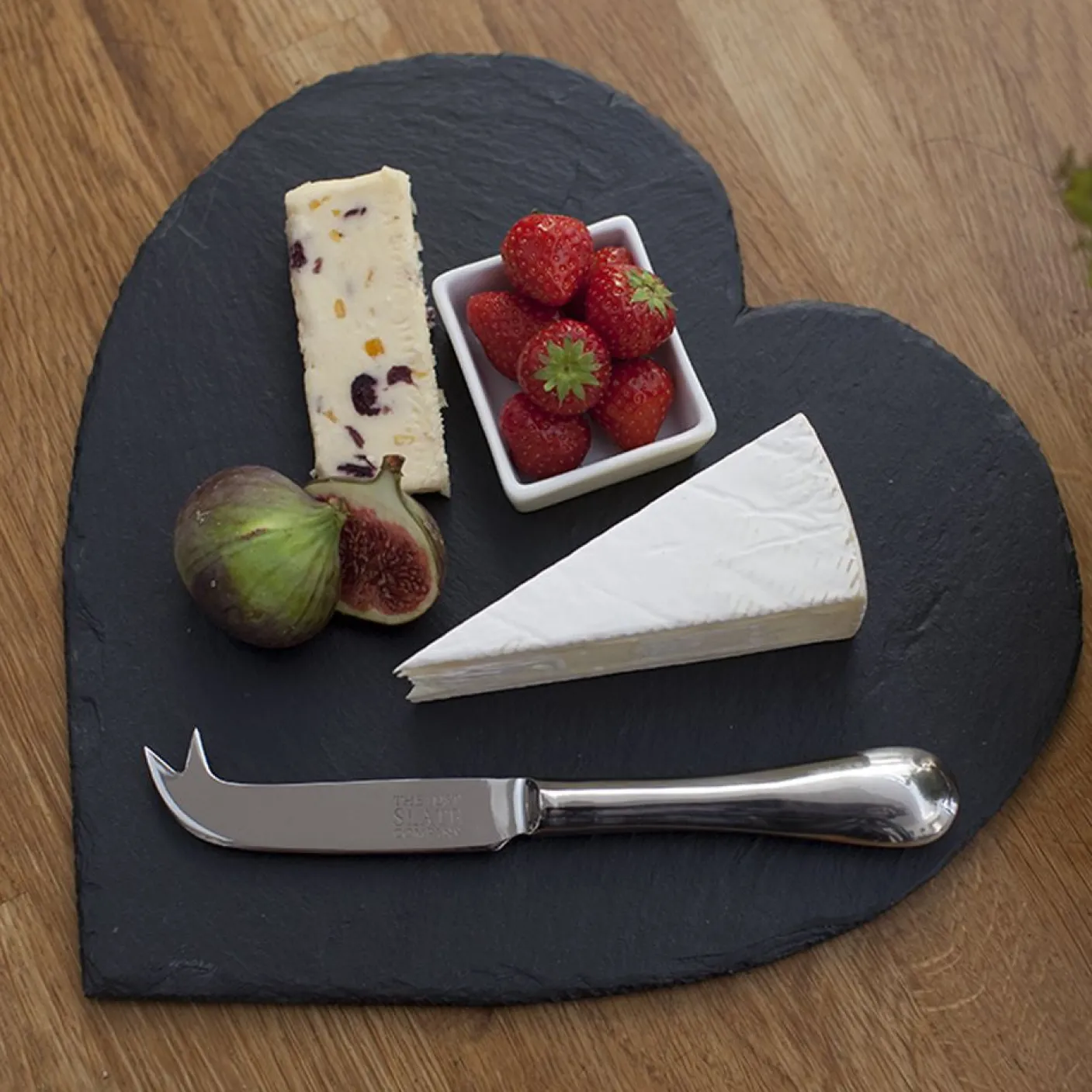 Heart Slate Cheese Board