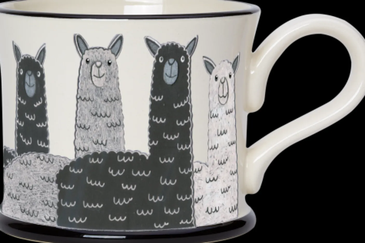 Alpaca Mug by Moorland Pottery