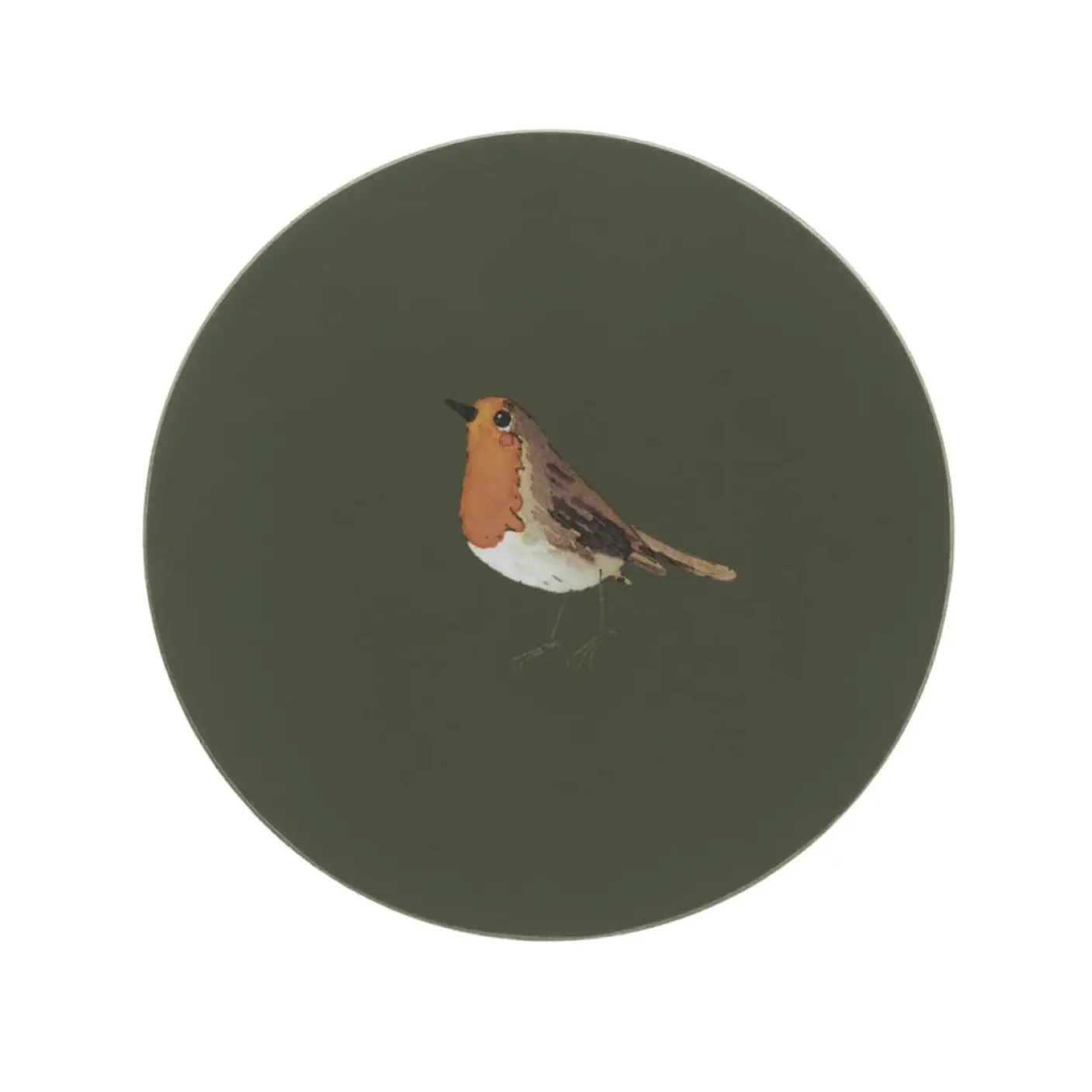 Robin Round Coasters- Set of 4