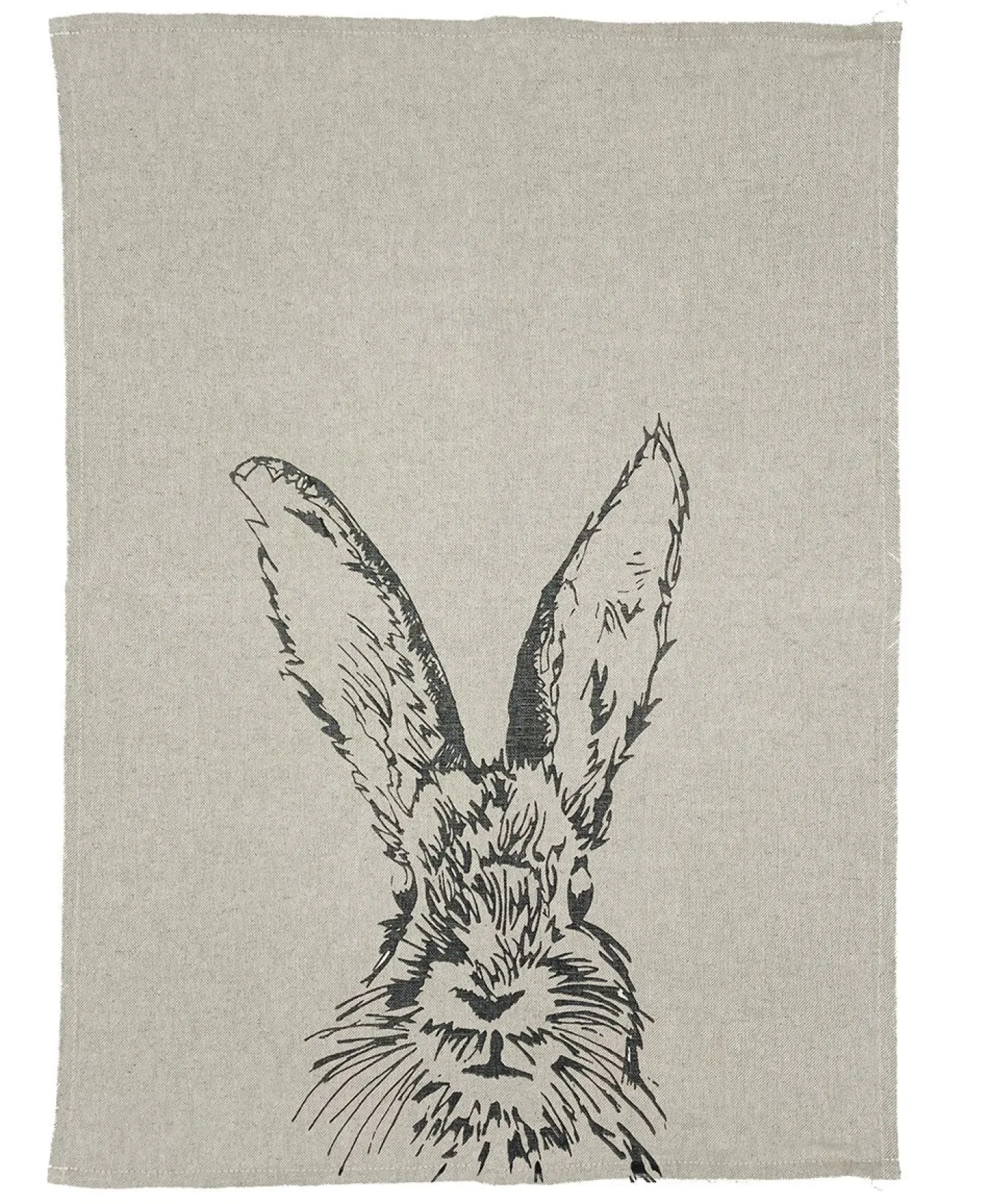 Hare Linen Tea Towel